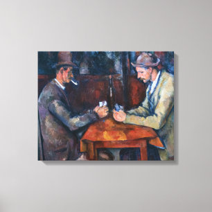 Lienzo Paul Cezanne - Los jugadores de cartas