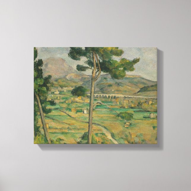 Lienzo Paul Cezanne - Mont Sainte-Victoire (Anverso)