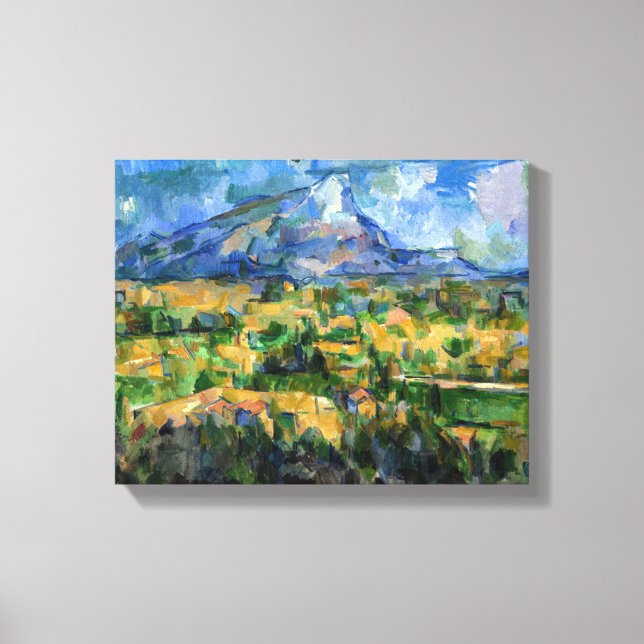 Lienzo Paul Cezanne - Mont Sainte-Victoire (Anverso)