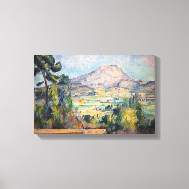 Lienzo Paul Cezanne - Mont Sainte-Victoire (Anverso)