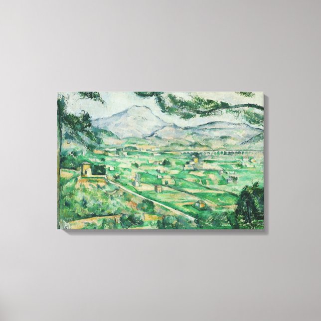 Lienzo Paul Cezanne - Mont Sainte-Victoire (Anverso)