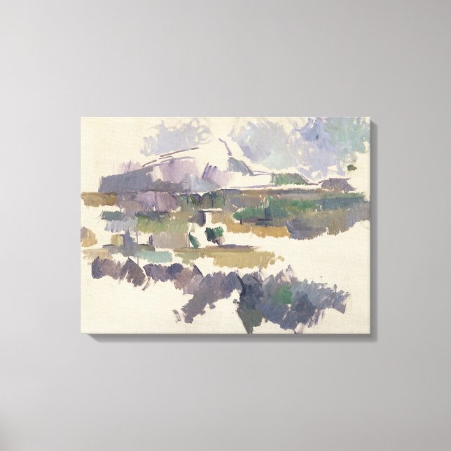 Lienzo Paul Cezanne | Montagne Sainte-Victoire, 1904-05 (Anverso)