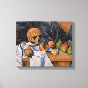 Lienzo Paul Cezanne - Todavía la vida con Skull