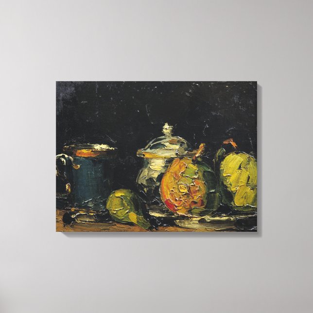 Lienzo Paul Cezanne | Vida residual, c.1865 (Anverso)