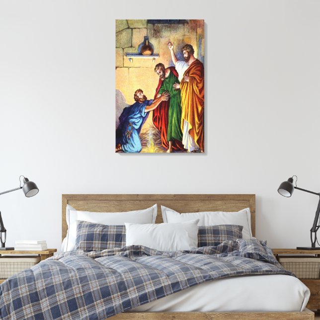 Lienzo paul en la cárcel en philipp Wrapped Canvas (Insitu(Dormitorio))