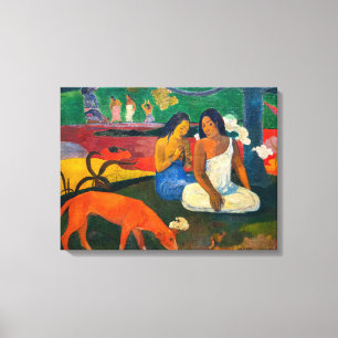 Lienzo Paul Gauguin - Arearea / El Perro Rojo