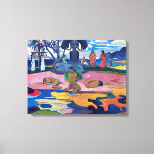 Lienzo Paul Gauguin - Día del Dios / Mahana no atua