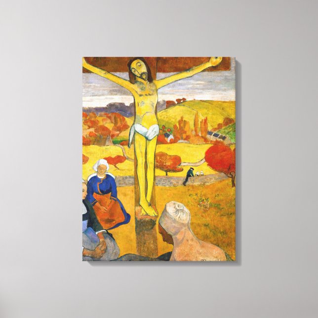 Lienzo Paul Gauguin - El Cristo Amarillo (Anverso)
