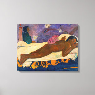 Lienzo Paul Gauguin - Espíritu de los muertos mirando