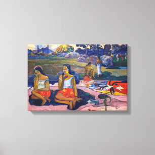 Lienzo Paul Gauguin - Fuente Sagrada, Dulces Sueños
