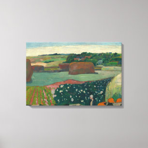 Lienzo Paul Gauguin - Haystacks en Bretaña