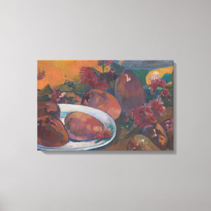 Lienzo Paul Gauguin - Todavía la vida con los mangos