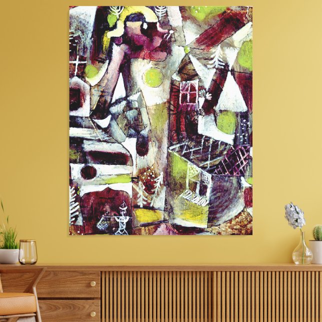Lienzo Paul Klee - Leyenda de pantano (Insitu (Sala de estar))