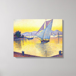 Lienzo Paul Signac - El puerto al atardecer, Opus 236
