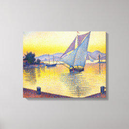 Lienzo Paul Signac - El puerto al atardecer, Opus 236