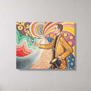 Lienzo Paul Signac - Retrato de M Félix Feneon, Opus 217