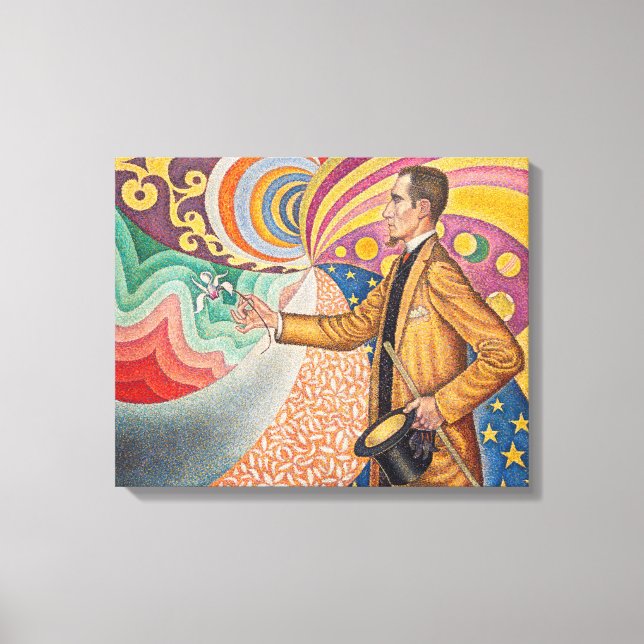 Lienzo Paul Signac - Retrato de M Felix Feneon, Opus 217 (Anverso)