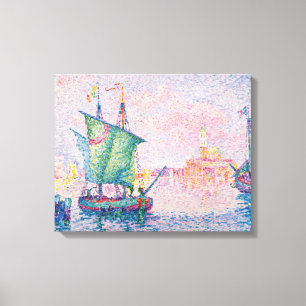 Lienzo Paul Signac - Venecia, La Nube Rosa