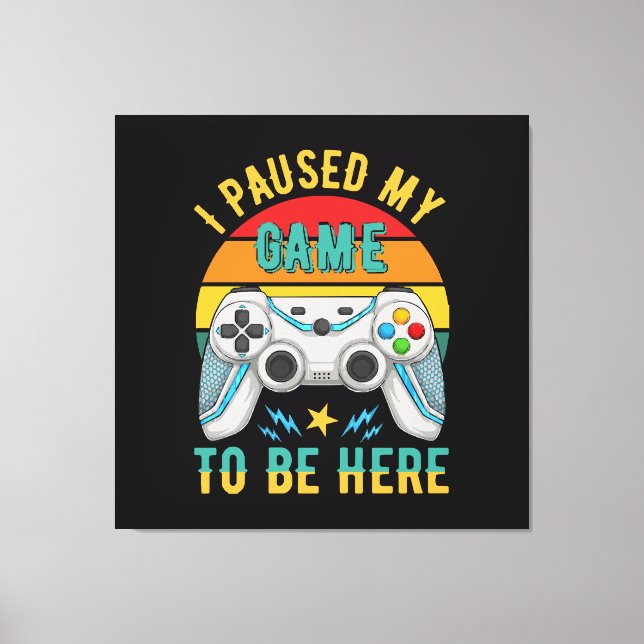 Lienzo pausé mi juego (Anverso)