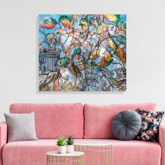 Lienzo Pavonia | Francis Picabia | (Insitu (Sala de estar))