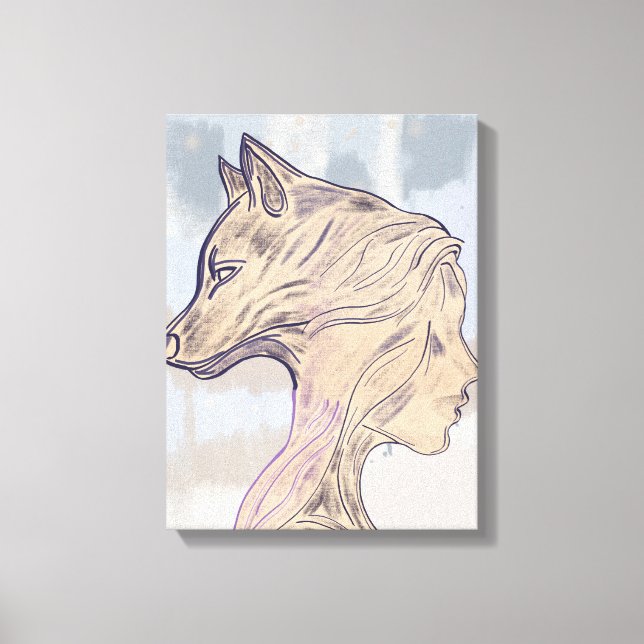 Lienzo Paw and Still II – Silent Companionship (Anverso)