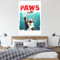 PAWS Cat Mouse Parodia Al Poster De Películas De J