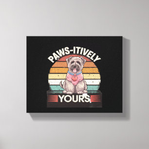 Lienzo Paws-itive Yours Dog