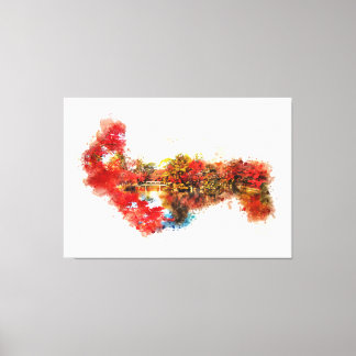 Lienzo Paysage Japonais