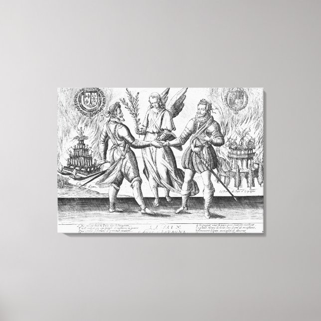 Lienzo Paz con España (Anverso)