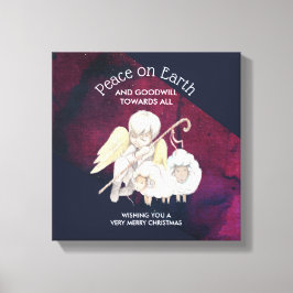 Lienzo Paz en la Tierra y buena voluntad hacia todos los 