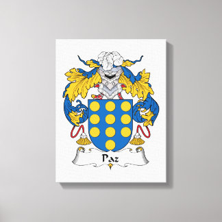 Lienzo Paz Family Crest