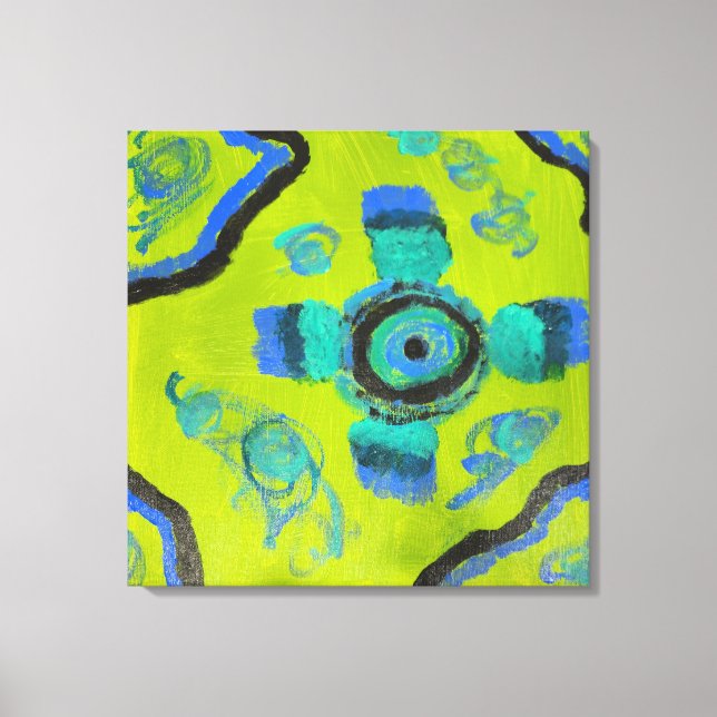 Lienzo Peacock (Anverso)