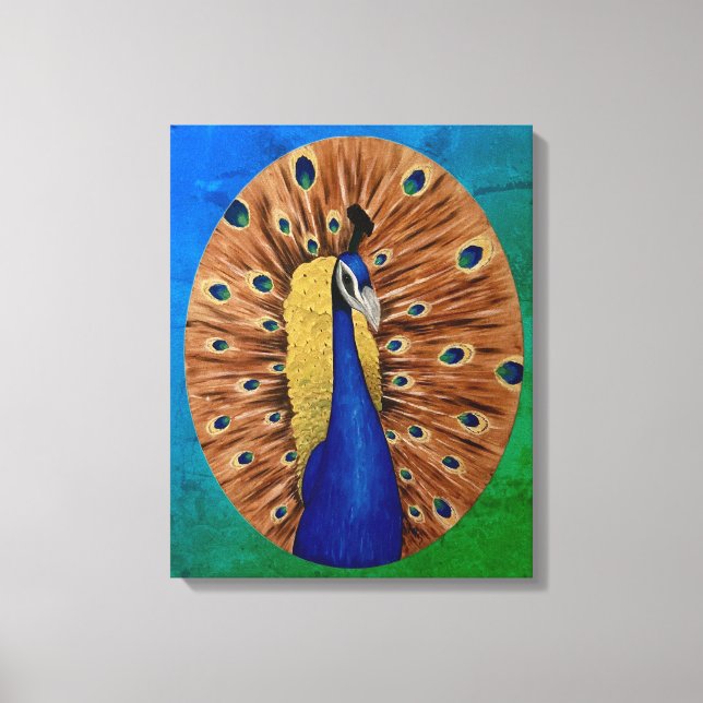 Lienzo Peacock (Anverso)