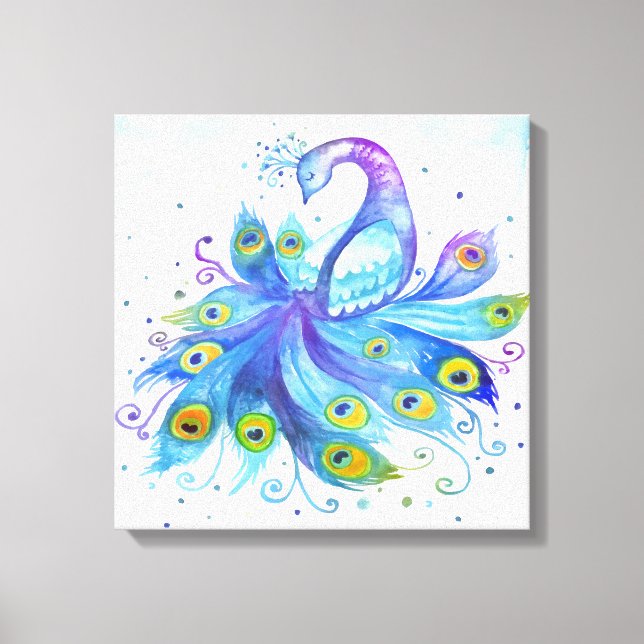 Lienzo Peacock (Anverso)