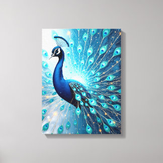 Lienzo Peacock Harmonics – Premium Wrapped Canvas