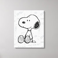 PEANUTS | Snoopy on Black White Comics