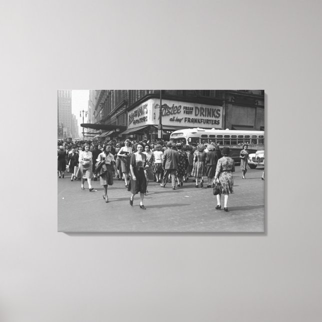 Lienzo Peatones 2 (Anverso)