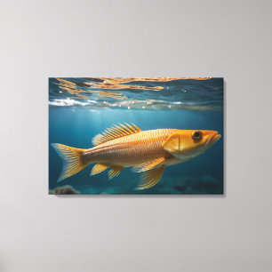 Lienzo Peces en el mar