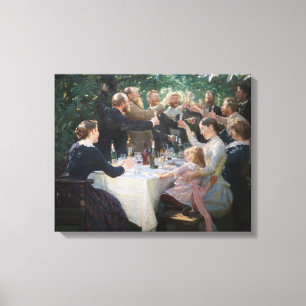 Lienzo Peder Severin Kroyer - ¡Hip, Hip, Hurra!