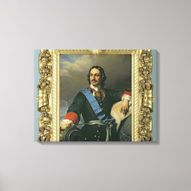 Lienzo Pedro I el Gran 1838 (Anverso)