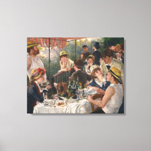 Lienzo PEDRO RENOIR - Alumerzo del fiesta 1881 del