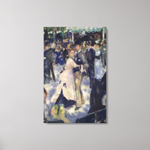 Lienzo Pedro un la Galette de Renoir el   Le Moulin de