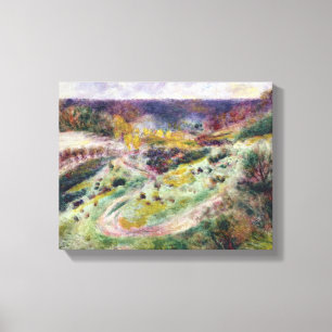 Lienzo Pedro un paisaje de Renoir el en Wargemont