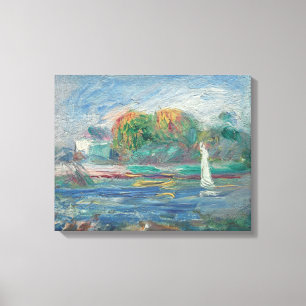 Lienzo Pedro un Renoir el   el río azul