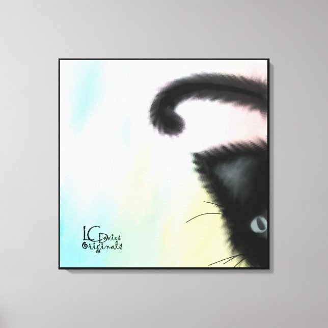 Lienzo Peekaboo Stretched Canvas (Anverso)
