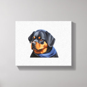 Lienzo Pegatina de perro