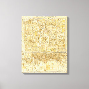 Lienzo Pekín, ChinaPanoramic MapPeking, China