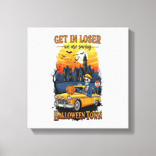 Lienzo Película vintage de Halloween