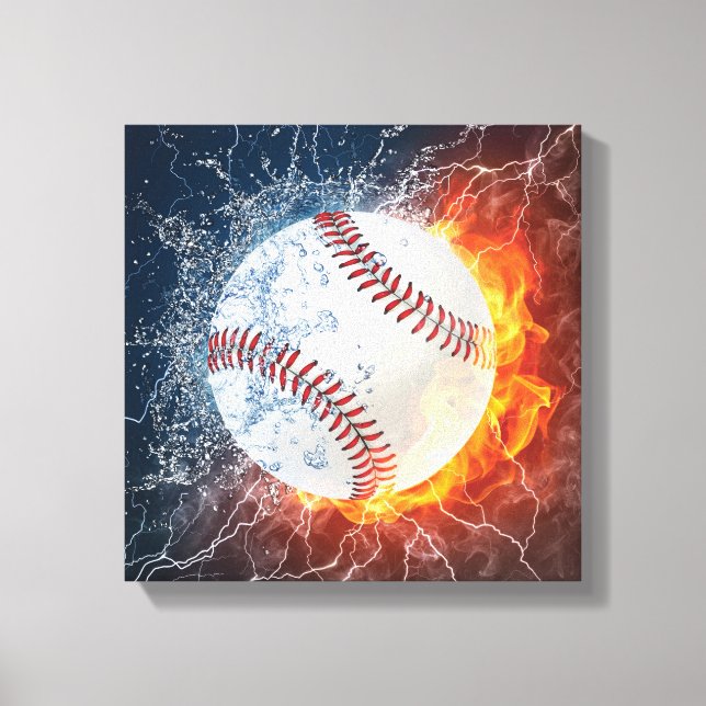 Lienzo Pelota de béisbol (Anverso)