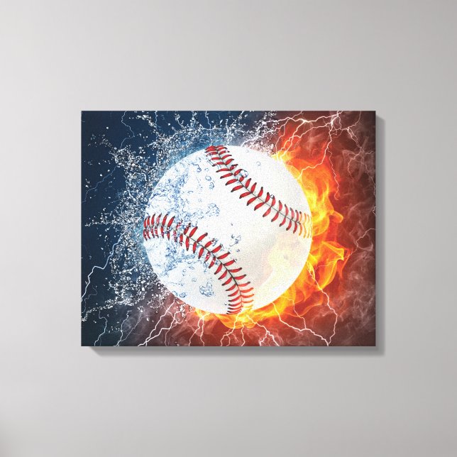 Lienzo Pelota de béisbol (Anverso)